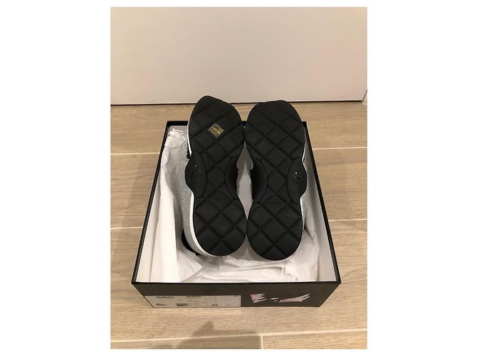 Chanel Sneakers da uomo Nero Argento - vista 10