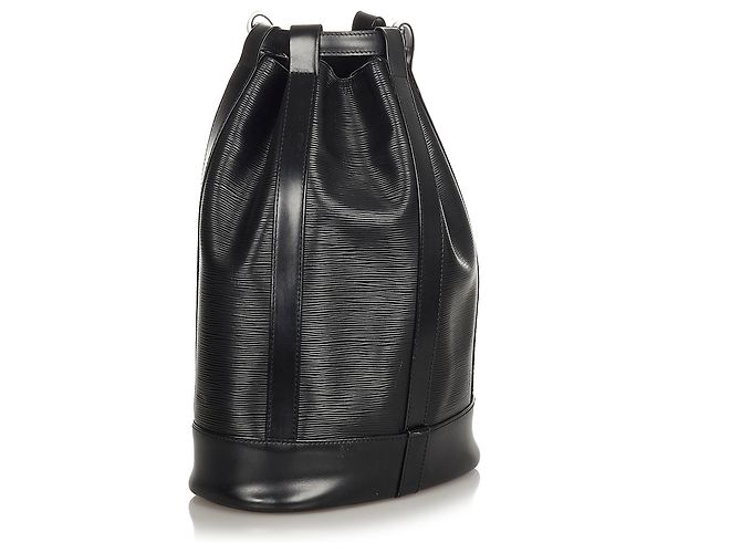 Louis Vuitton Black Epi Randonnee PM Nero - vista 2