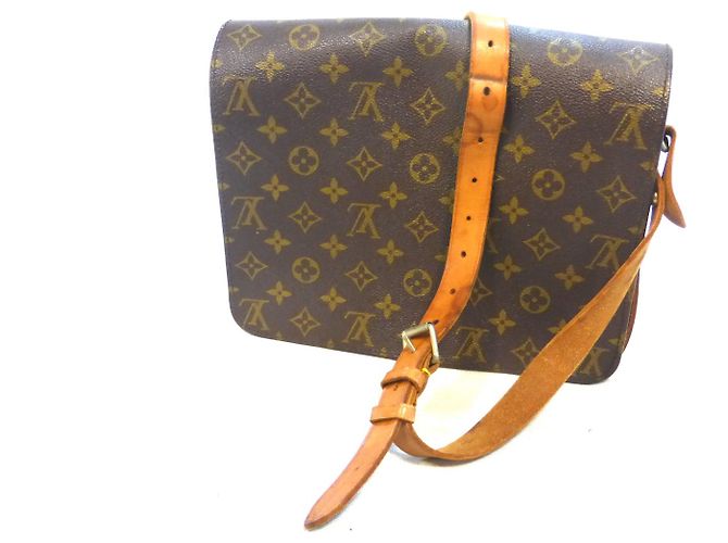 Louis Vuitton CARTUCCIA GM MONOGRAM Marrone - vista 4