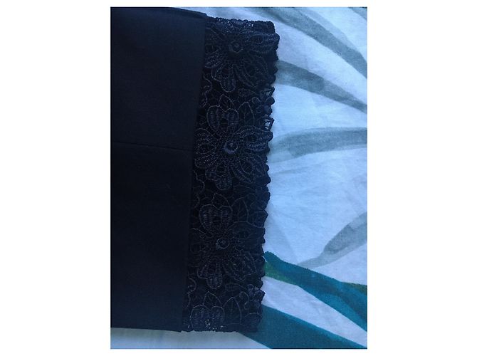 The Kooples Black Wool Lace Pants - view 2