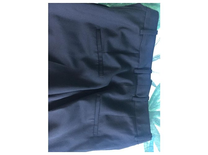 The Kooples Black Wool Lace Pants - view 7