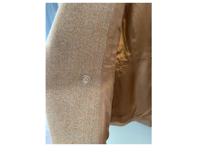 Yves Saint Laurent Wool Jacket Beige - view 10