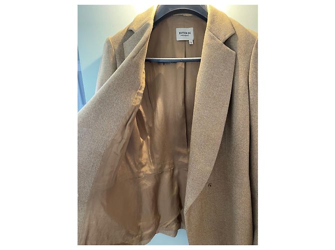 Yves Saint Laurent Wool Jacket Beige - view 7