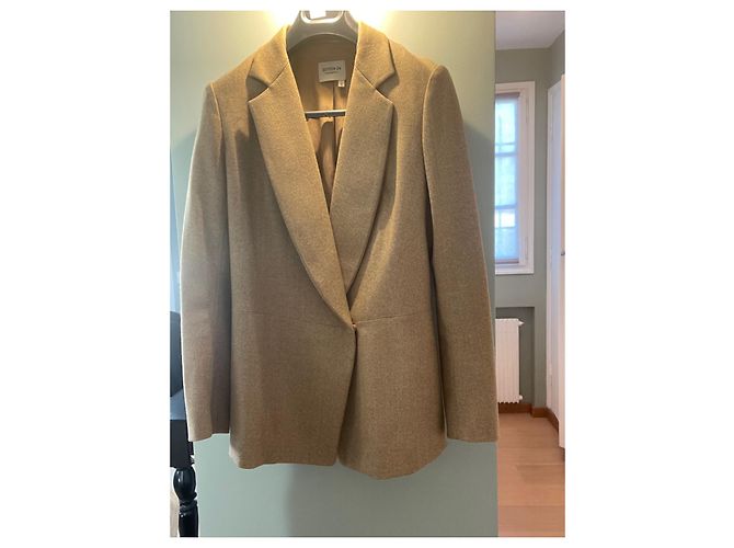Yves Saint Laurent Wool Jacket Beige - view 8