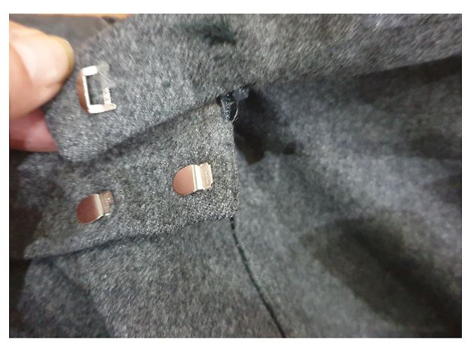 Burberry gonna plisse vintage Grigio - vista 11