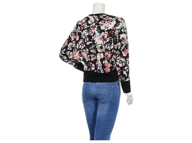 Tara Jarmon Florale Bluse mit Langarm Mehrfarben - Ansicht 2
