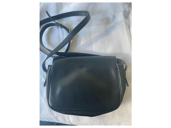 Borsa a tracolla Céline in pelle blu navy Blu scuro - vista 7