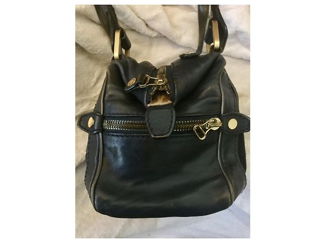 Borsa a mano Jimmy Choo nera e blu Nero Blu navy - vista 11