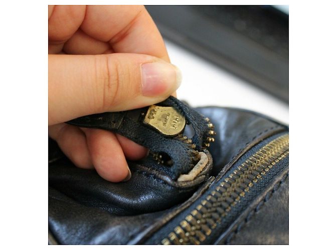 Borsa a mano Jimmy Choo nera e blu Nero Blu navy - vista 5