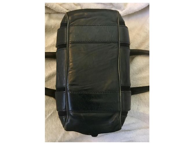 Borsa a mano Jimmy Choo nera e blu Nero Blu navy - vista 10