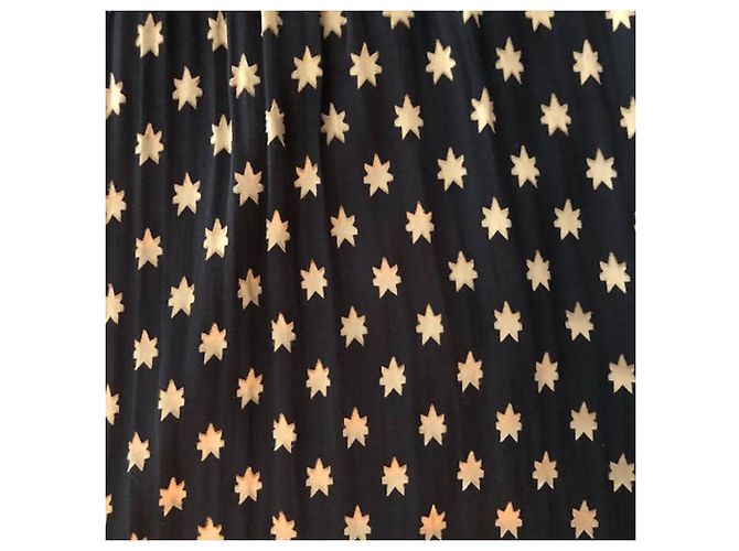 Diane Von Furstenberg Abito DvF Genie nero con stelle dorate - vista 4