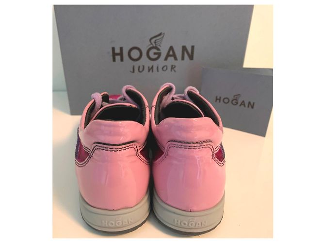Hogan Interactive Junior Sneaker Rosa Lackleder Pink - Ansicht 5