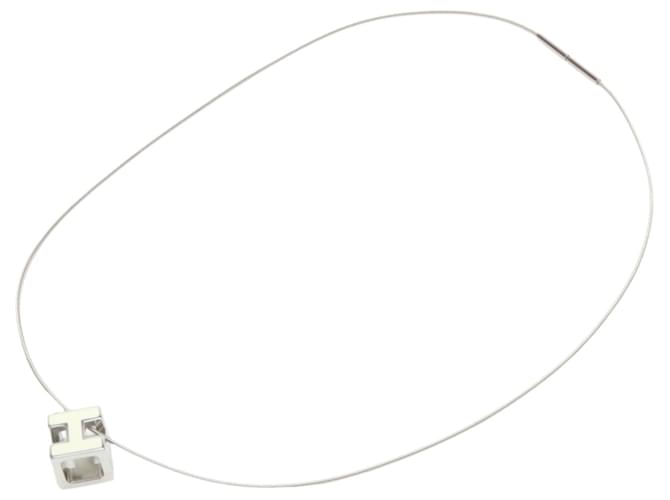 Ring Hermès Collar Hermes Silver Cage dH Cube Plata - vista 6