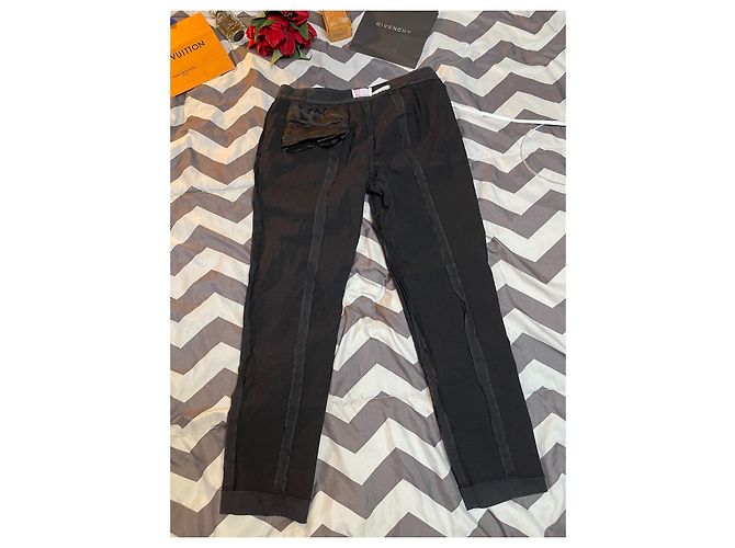Pantalones Capri de algodón negro Red Valentino - vista 18