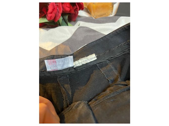 Pantalones Capri de algodón negro Red Valentino - vista 6