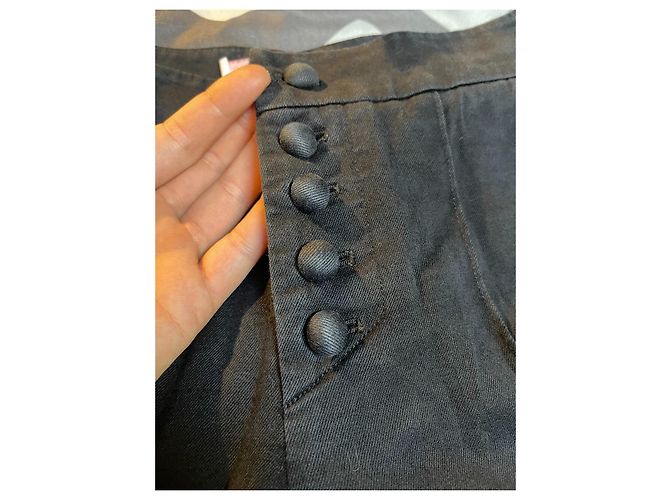 Pantalones Capri de algodón negro Red Valentino - vista 8
