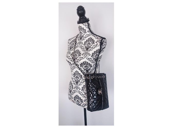 Timeless Borsa classica Chanel a testa in giù Nero - vista 11