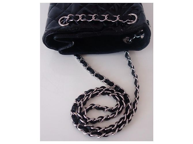 Timeless Borsa classica Chanel a testa in giù Nero - vista 7