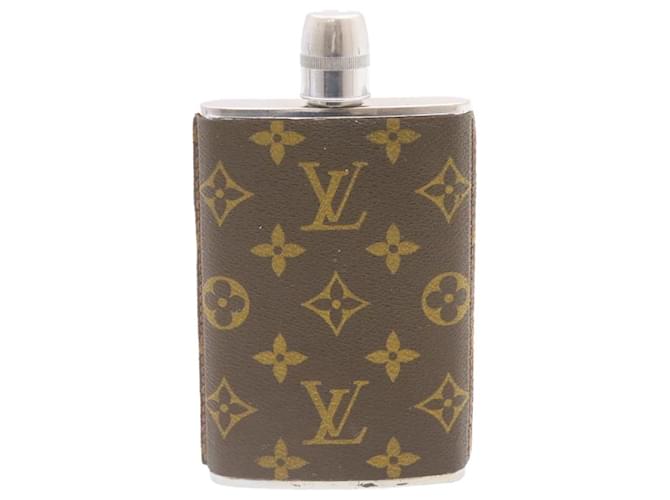 LOUIS VUITTON Monogram Hip Flask LV Auth sy183 Marron - vue 3