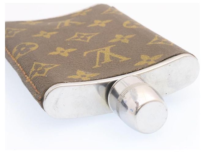 LOUIS VUITTON Monogram Hip Flask LV Auth sy183 Marron - vue 6