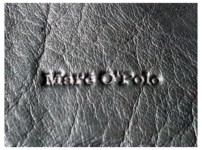 Autre Marque Marc O'Polo - Borsa messenger in pelle nera Nero - vista 7