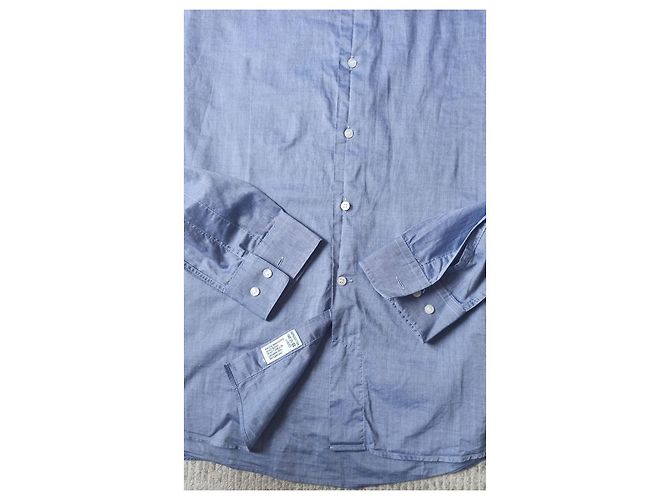 Camicia Nina Ricci in cotone blu - vista 5