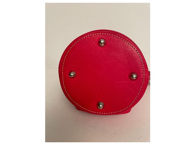 Nando Muzi Handtasche aus Leder und Python Rot - Ansicht 4