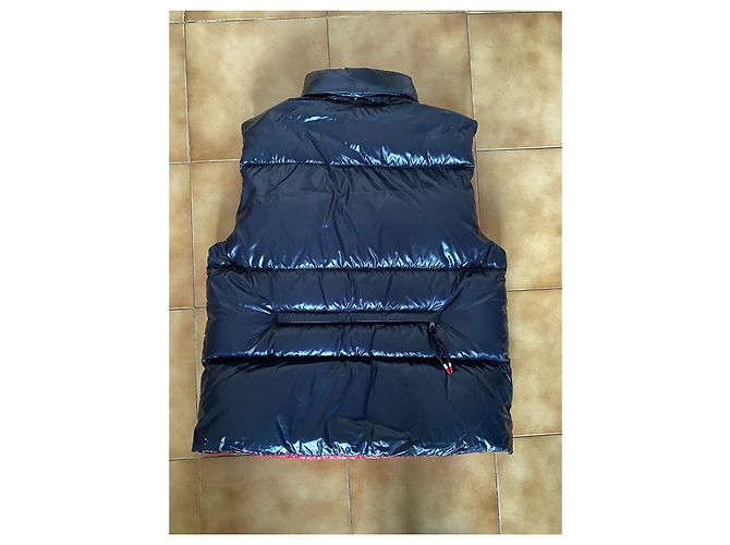 Cappotto Moncler Genius 1952 blu in nylon - vista 2