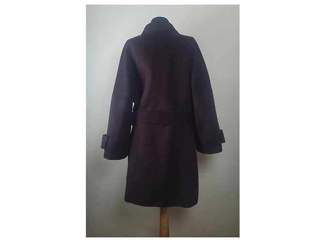 Abrigo Escada de lana de angora violeta Púrpura Morado oscuro - vista 5