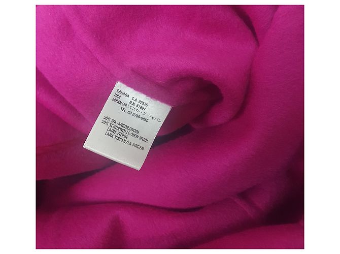 Abrigo Escada de lana de angora violeta Púrpura Morado oscuro - vista 8