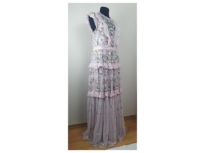 Abito maxi floreale Needle & Thread Multicolore - vista 3