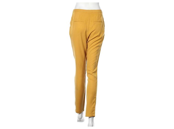 Autre Marque Pantalón amarillo Stine Goya de Tencel - vista 2