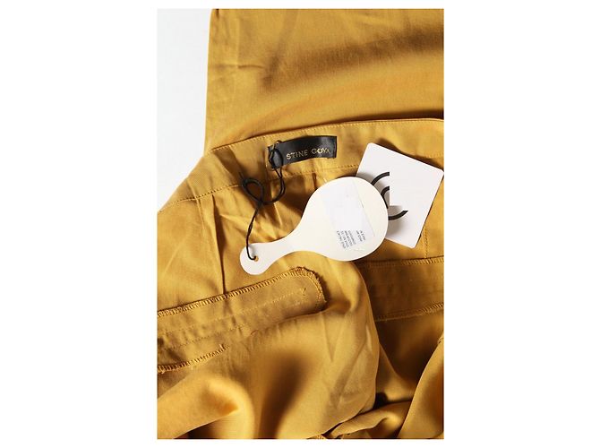 Autre Marque Pantalón amarillo Stine Goya de Tencel - vista 3