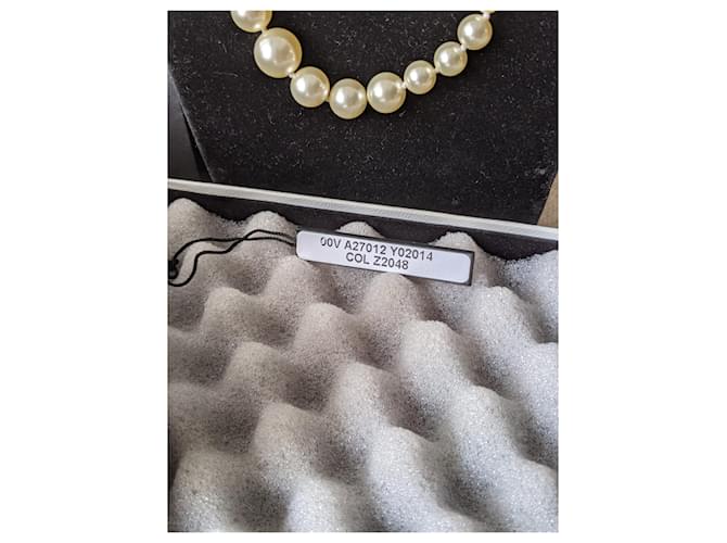 Chanel Collana CC Classic Timeless Pearl GHW D'oro - vista 6