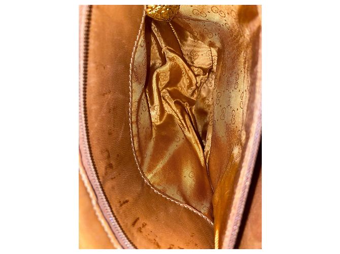 Borsa a tracolla Gucci in pelle di coccodrillo marrone scuro - vista 5