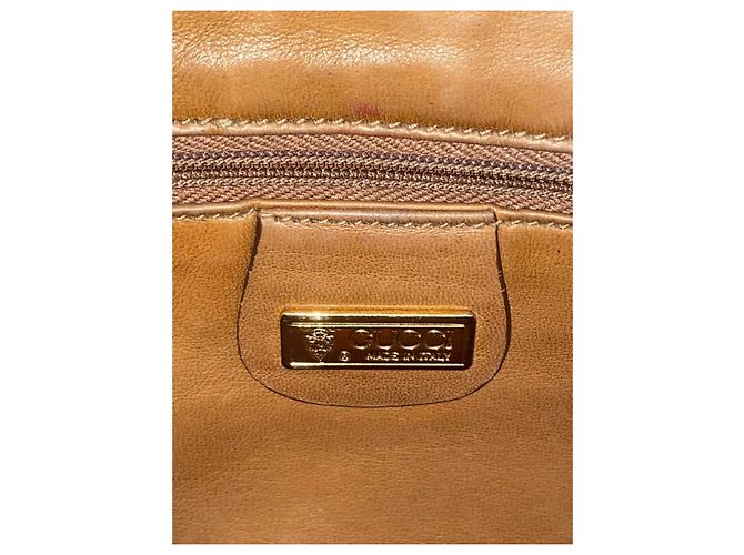 Borsa a tracolla Gucci in pelle di coccodrillo marrone scuro - vista 7