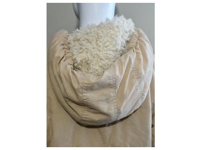 Cappotto/parka Ganni con cappuccio e isolamento Thinsulate Beige - vista 11
