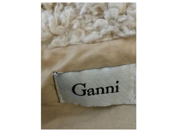 Cappotto/parka Ganni con cappuccio e isolamento Thinsulate Beige - vista 12
