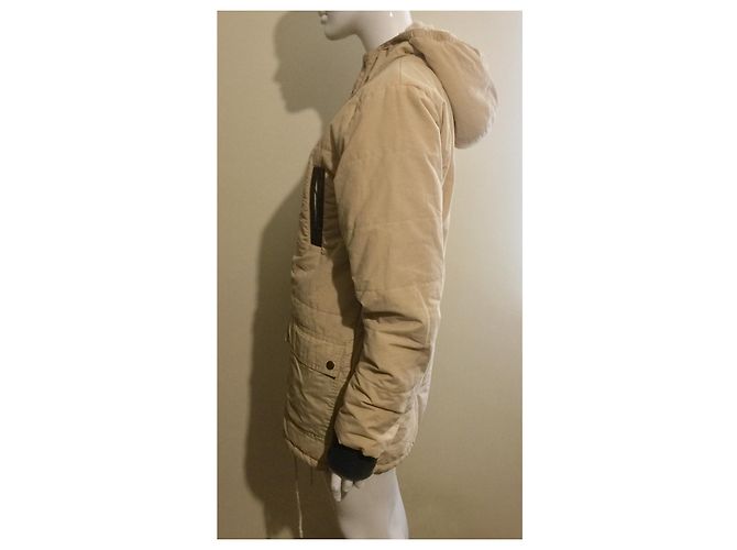 Cappotto/parka Ganni con cappuccio e isolamento Thinsulate Beige - vista 6