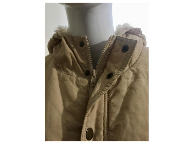 Cappotto/parka Ganni con cappuccio e isolamento Thinsulate Beige - vista 8
