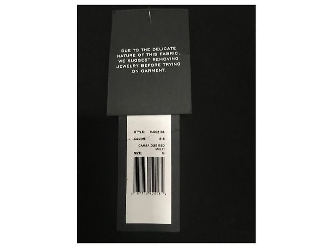 Marc by Marc Jacobs Kleid Schwarz Rot Bunt Polyester Mehrfarben - Ansicht 5