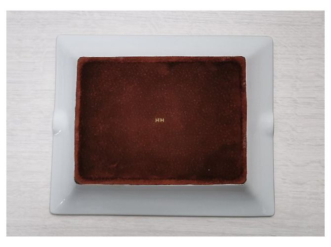 Hermès Cinzeiro hermes Branco Dourado Verde Castanho claro Castanho escuro Verde claro - vista 7