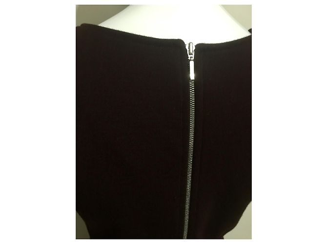 Vestido de mezcla de lana "Klein" de Sessun en burdeos Púrpura - vista 7