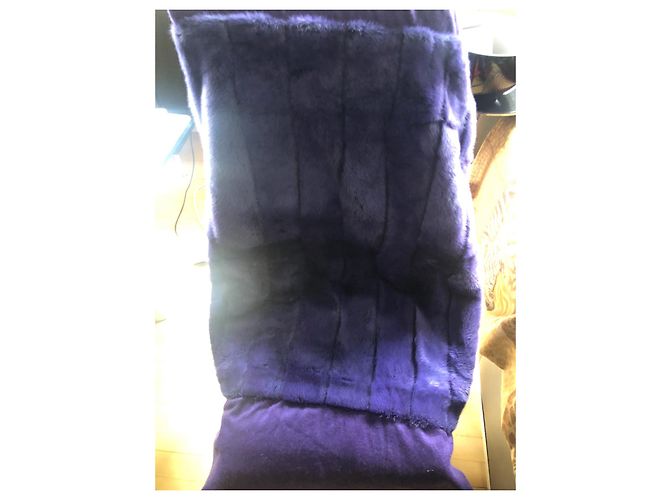 Fendi Plaid visone e cashmere Porpora - vista 4