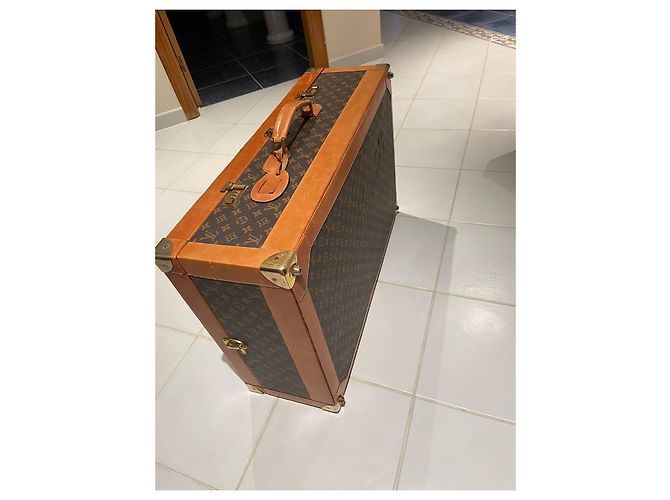 Bauletto Louis Vuitton in pelle marrone chiaro - vista 2