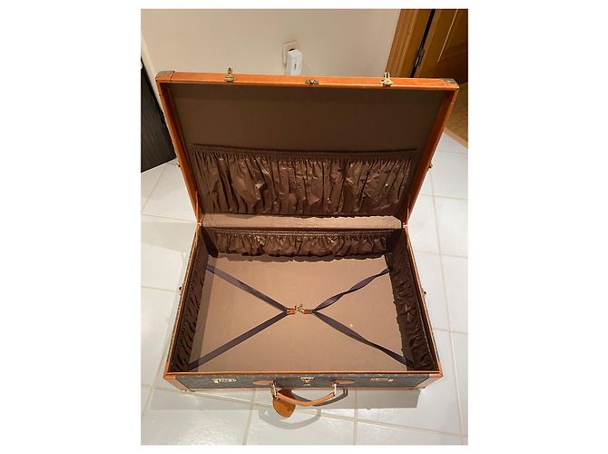 Bauletto Louis Vuitton in pelle marrone chiaro - vista 4
