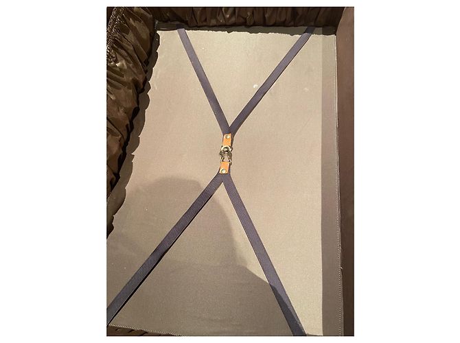 Bauletto Louis Vuitton in pelle marrone chiaro - vista 5