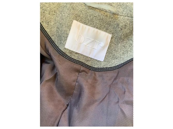 Abrigo de lana gris Bruuns Bazaar Talla M - vista 6