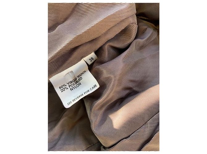 Abrigo de lana gris Bruuns Bazaar Talla M - vista 8