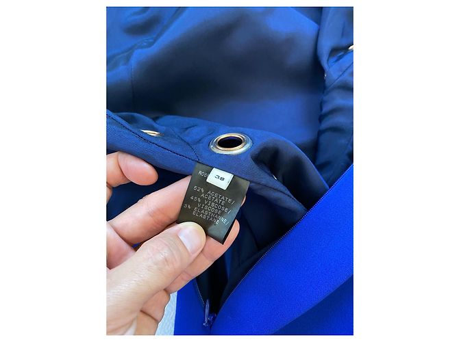 Mini abito blu Thierry Mugler - vista 10